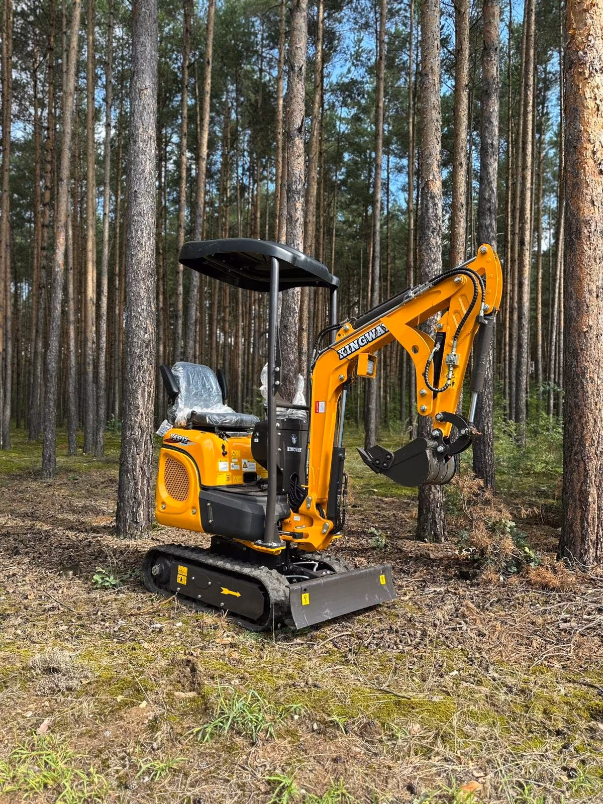 KINGWAY VIP12 Kubota Minibagger Gesamtansicht